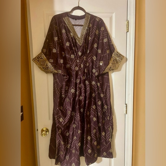 Dresses & Skirts - Sapphire Velvet Kaftan
